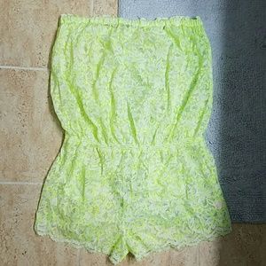 Victoria Secret Lace Romper cover up